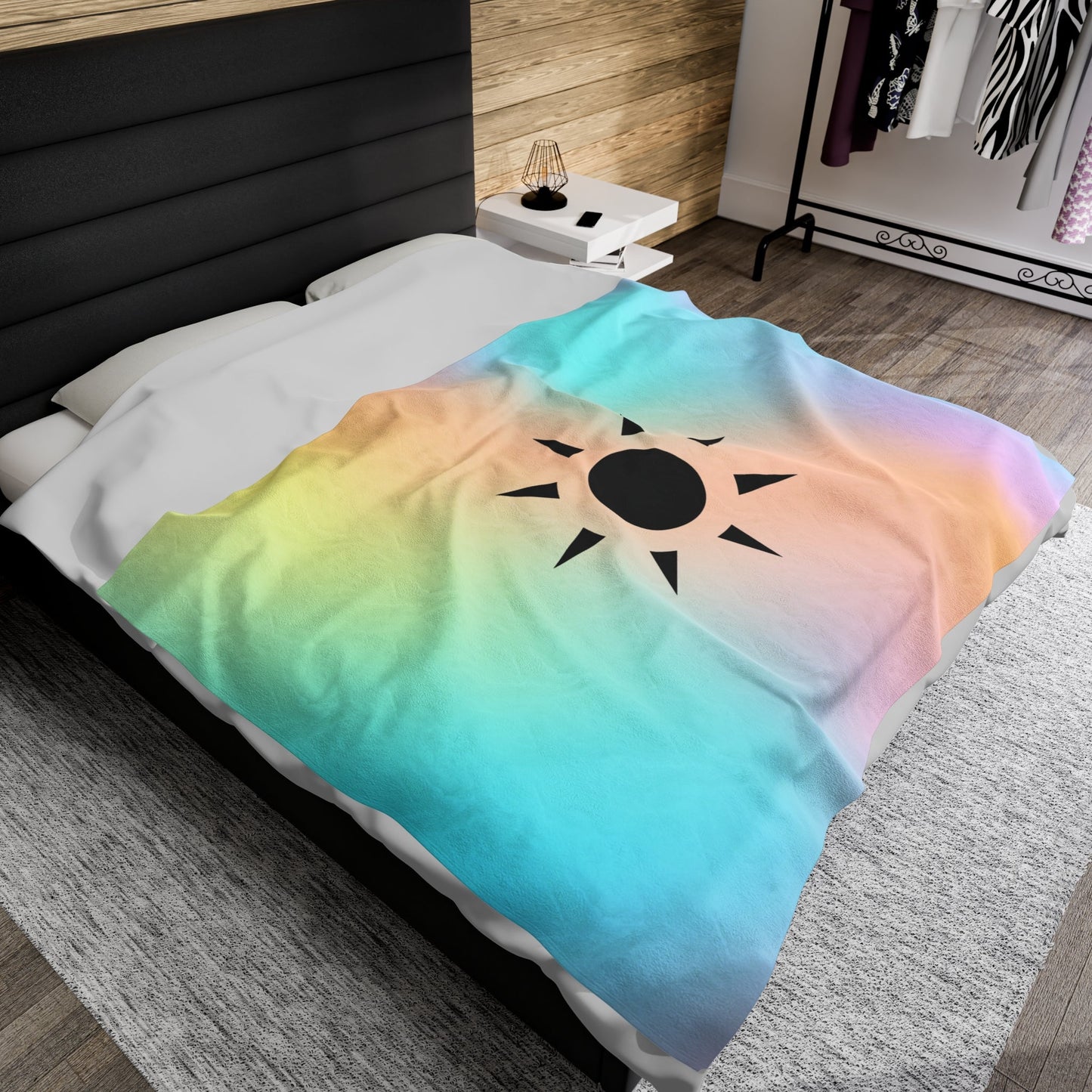 Selfcare on Sundays Logo Plush Blanket - Selfcare on Sundays