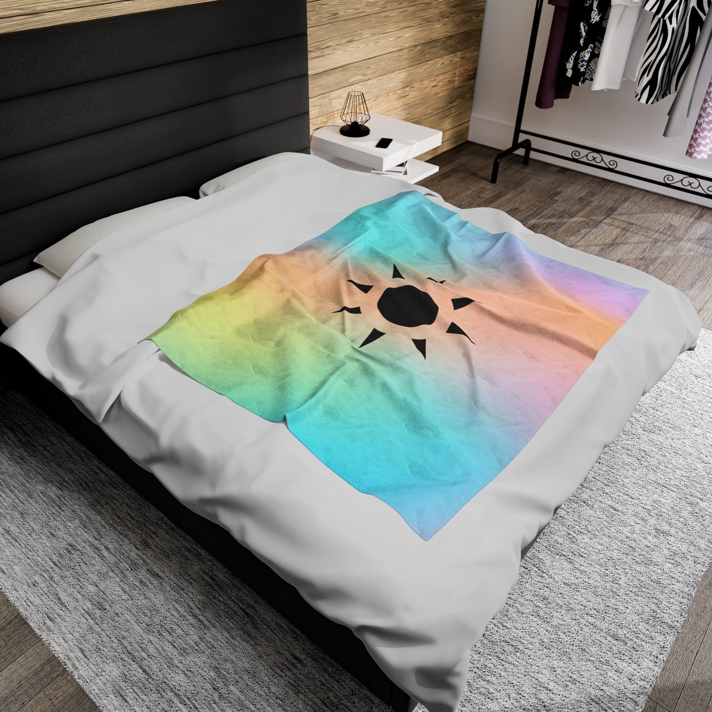 Selfcare on Sundays Logo Plush Blanket - Selfcare on Sundays