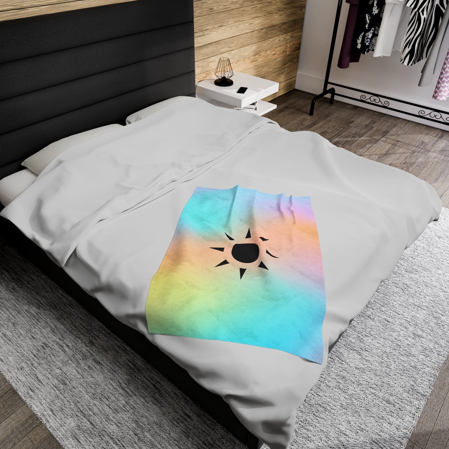 Selfcare on Sundays Logo Plush Blanket - Selfcare on Sundays
