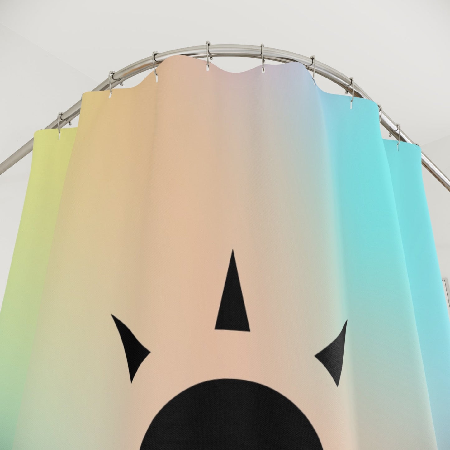 Selfcare on Sundays Logo Polyester Shower Curtain - Selfcare on Sundays