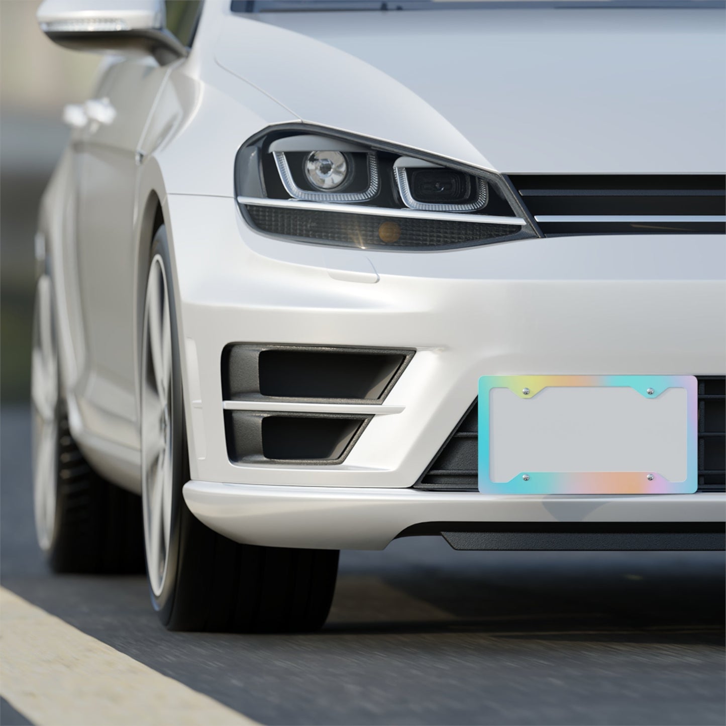Selfcare on Sundays Metal License Plate Frame - Selfcare on Sundays