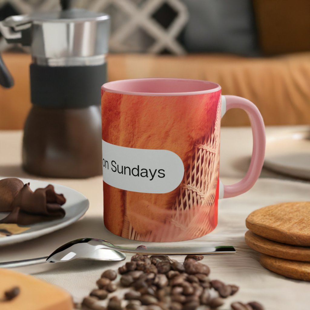 Accent Coffee Mug 11 oz - Selfcare on Sundays - Selfcare on Sundays
